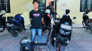 Tim URC Satreskrim Polresta Mataram Mengamankan Terduga Pelaku Kasus Dugaan Pencurian di Wilayah Batu Dawe, Mataram.