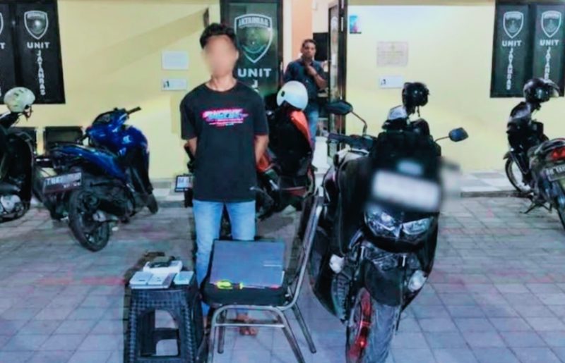 Tim URC Satreskrim Polresta Mataram Mengamankan Terduga Pelaku Kasus Dugaan Pencurian di Wilayah Batu Dawe, Mataram.