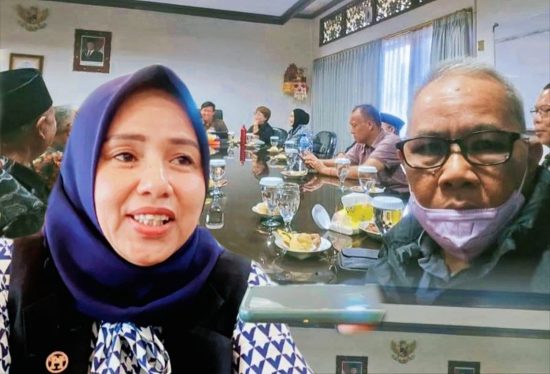 Anggota Komisi V DPRD NTB Saat Melakukan  Kunjungan Kerja ke Provinsi Bali Untuk Menggali Tata Kelola Sumbangan Pendidikan Dari Masyarakat.