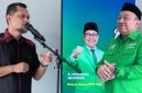 Ketua Bawaslu NTB Itratip dan jajaran menggelar konsolidasi demokrasi bersama  Ketua DPW PKB NTB di Kantor Bawaslu NTB di Jalan Udayana Kota Mataram 
