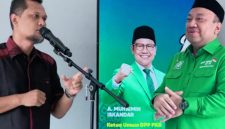 Ketua Bawaslu NTB Itratip dan jajaran menggelar konsolidasi demokrasi bersama  Ketua DPW PKB NTB di Kantor Bawaslu NTB di Jalan Udayana Kota Mataram 
