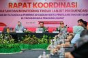 Perwakilan KPK RI bersama jajaran Pemerintah Provinsi NTB dalam rapat koordinasi tindak lanjut rekomendasi KPK dan penguatan tata kelola pemerintahan di Graha Bhakti Praja, Mataram, Jumat (23/10/2026).