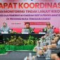 Perwakilan KPK RI bersama jajaran Pemerintah Provinsi NTB dalam rapat koordinasi tindak lanjut rekomendasi KPK dan penguatan tata kelola pemerintahan di Graha Bhakti Praja, Mataram, Jumat (23/10/2026).