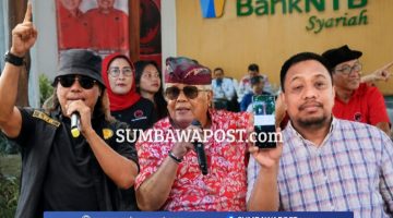 Rachmat Hidayat Pastikan Musyafirin Dipecat dari PDIPKetua DPD PDI Perjuangan NTB H. Rachmat Hidayat saat Menyampaikan Sikap Partai Terkait status H. W. Musyafirin yang masih menjadi kader PDIP Sekaligus menjabat Komisaris Independen Bank NTB Syariah.
