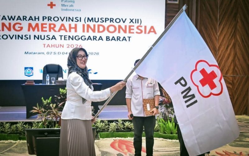 Sinta M. Iqbal Terpilih Secara Aklamasi Sebagai Ketua PMI Provinsi NTB periode 2026-2031 Dalam Musprov XII PMI NTB di Lombok Astoria, Mataram