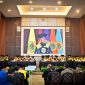 Sekda NTB Abul Chair Saat Menghadiri Rapat Senat Terbuka Dalam Rangka Dies Natalis ke-64 Universitas Mataram di Mataram.