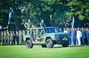 Upacara Peringatan HUT ke-81 TNI di Lapangan Trisula Yonif 742/Satya Wira Yudha, Kota Mataram, Senin (5/10/2026), Berlangsung Bertepatan Dengan Momentum Resmi Berdirinya Kodam XXX/Rinambora.