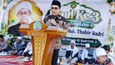 Peringatan Haul ke-3 Almaghfurlahu TGH. Lalu Muh. Thahir Badri di Pondok Pesantren Al-Badriyah 3, Kebun Raden, Desa Lando, Kecamatan Terara, Lombok Timur, Sabtu (3/10/2026).