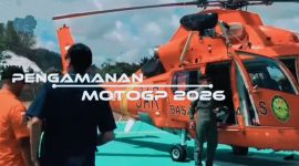 Dua Helikopter Basarnas Disiagakan di Sirkuit Mandalika Untuk Mendukung Kesiapsiagaan SAR dan Evakuasi Medis Udara Selama MotoGP Mandalika 2026, Lombok Tangah.