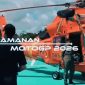 Dua Helikopter Basarnas Disiagakan di Sirkuit Mandalika Untuk Mendukung Kesiapsiagaan SAR dan Evakuasi Medis Udara Selama MotoGP Mandalika 2026, Lombok Tangah.