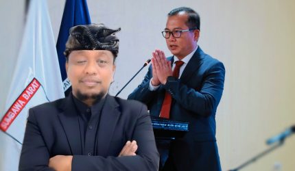 Taupik Hidayat dan Gubernur NTB Lalu Muhamad Iqbal