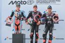 Marco Bezzecchi, Raul Fernandez, dan Jorge Martin Menempati Tiga Posisi Teratas Balapan Utama MotoGP Mandalika 2026 di Pertamina Grand Prix of Indonesia, Minggu (11/10/2026).