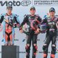 Marco Bezzecchi, Raul Fernandez, dan Jorge Martin Menempati Tiga Posisi Teratas Balapan Utama MotoGP Mandalika 2026 di Pertamina Grand Prix of Indonesia, Minggu (11/10/2026).