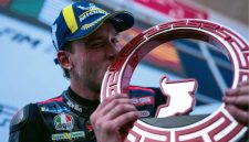 Marco Bezzecchi Merayakan Kemenangan Pada Balapan Utama MotoGP Mandalika 2026.