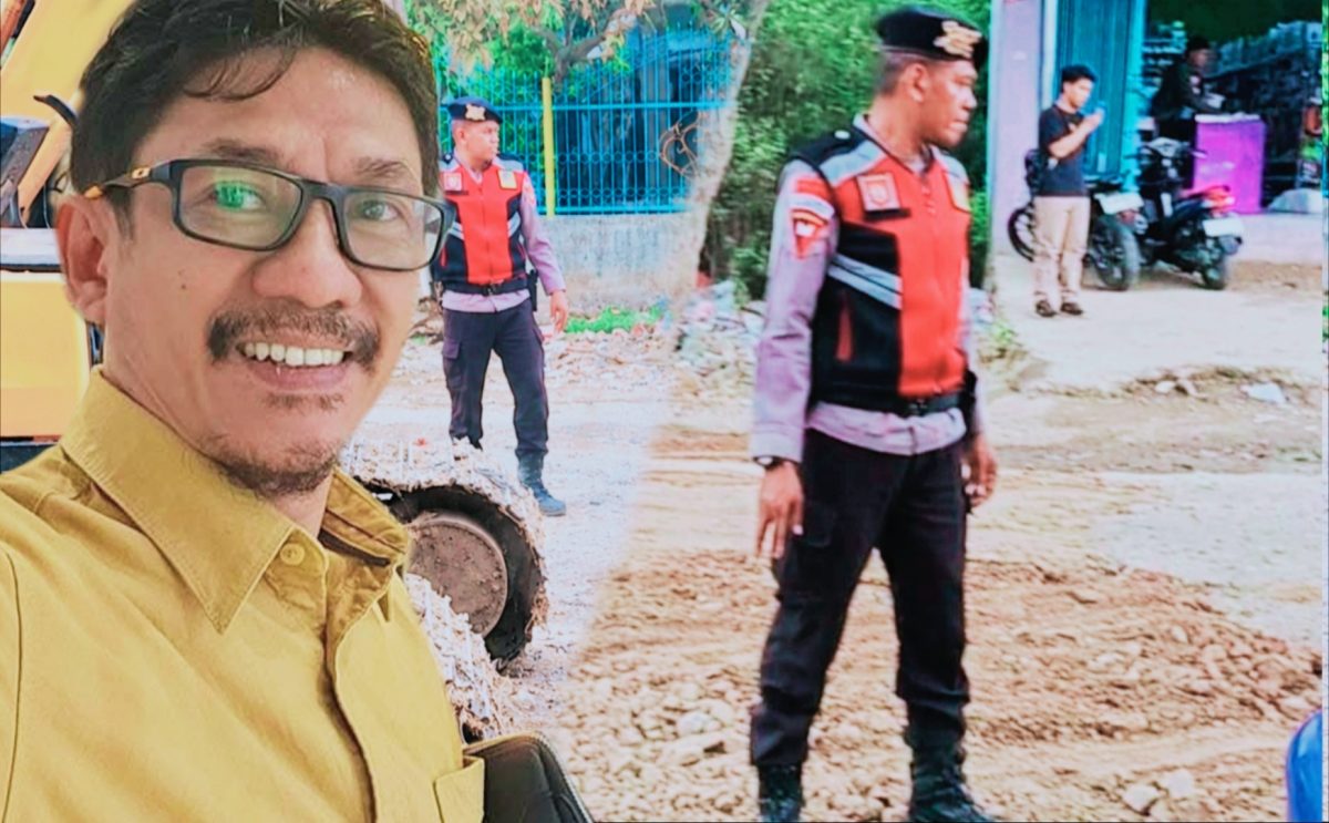 Anggota Komisi IV DPRD NTB, Dae Leo, Menanggapi Aksi Polisi Menimbun Jalan Provinsi Berlubang di Bima.