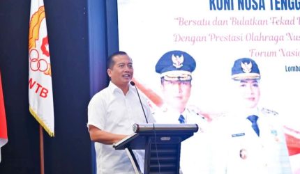 Miq Iqbal membuka Musprovlub KONI NTB 2026 untuk persiapan PON 2028.