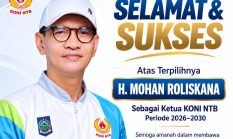 Mohan Roliskana Terpilih Jadi Ketua KONI NTB 2026-2030