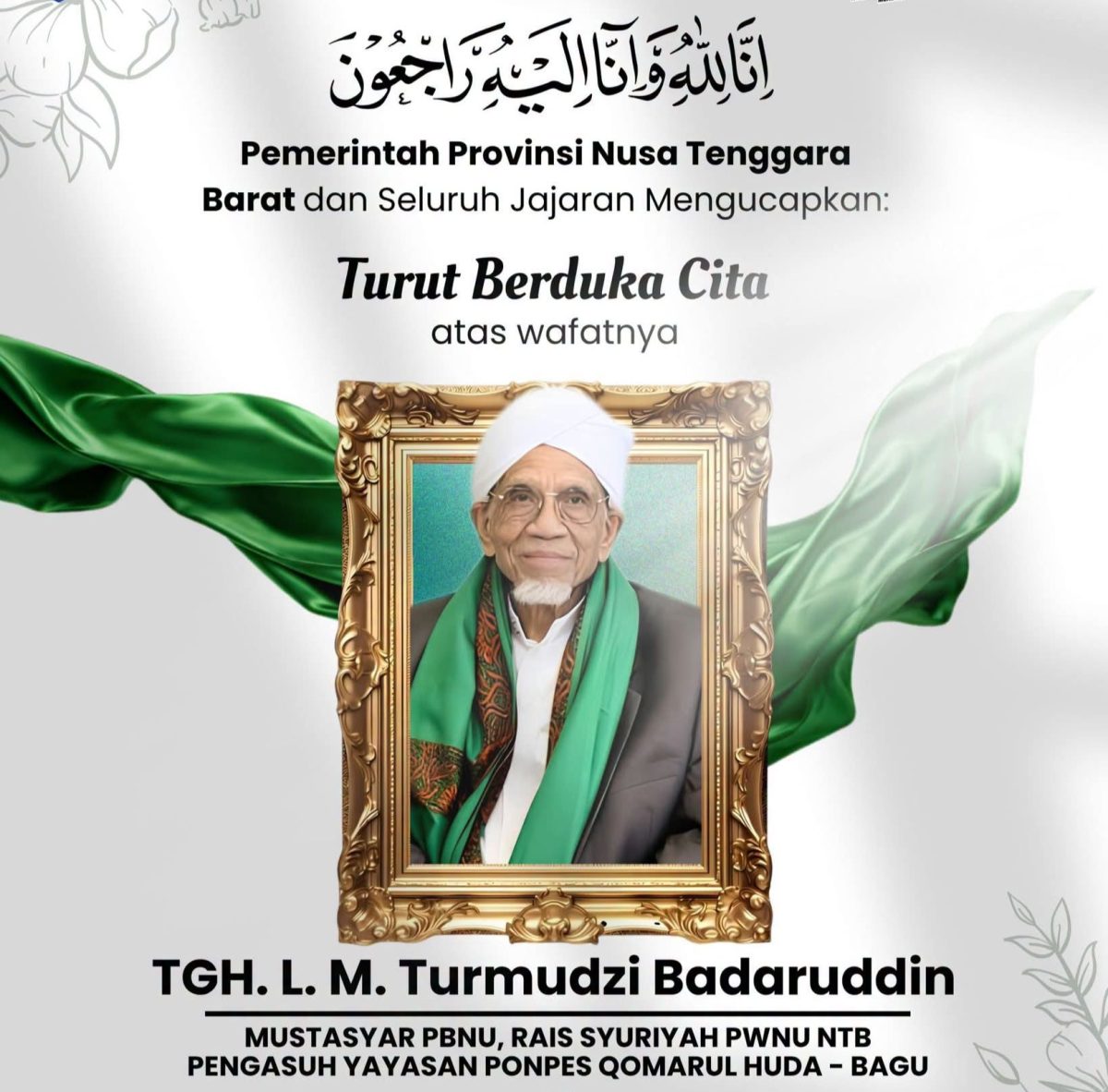 Tuan Guru Bagu, Sosok Ulama dan Pendidik Yang Meninggalkan Warisan Ilmu Serta Keteladanan Bagi Santri dan Masyarakat NTB.