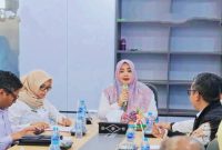 Wakil Gubernur NTB Hj. Indah Dhamayanti Putri Memimpin Rapat Koordinasi dan Evaluasi Program Desa Berdaya Tematik di Ruang Rapat Mandalika Bappeda NTB, Rabu (14/10/2026).