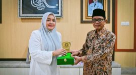 Wakil Gubernur NTB Indah Dhamayanti Putri Saat Menerima Kunjungan Kerja Jajaran Pimpinan MUI Pusat Untuk Membahas Penguatan Wisata Halal di NTB.
