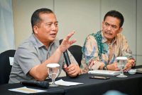 Gubernur NTB Lalu Muhamad Iqbal Menghadiri Kegiatan Silaturahmi Pemikiran dan Tasyakur Satu Tahun Matadata Institute di Mataram.