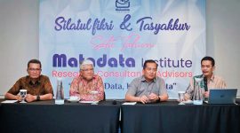 Direktur Eksekutif Matadata Institute, Nurdin Ranggabarani, Dalam Kegiatan Silaturahmi Pemikiran dan Tasyakur Satu Tahun Matadata Institute di Mataram.