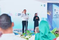 Gubernur NTB Lalu Muhamad Iqbal Menyampaikan Komitmen Penguatan Pelayanan Kesehatan Inklusif Dengan Mewajibkan Seluruh Rumah Sakit Milik Pemprov NTB Menyediakan Petugas Yang Mampu Berbahasanya Isyarat.