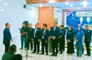 Ketua DPW Partai NasDem NTB, H. Mori Hanafi, Melantik Pengurus DPD dan DPC Partai NasDem Kabupaten Bima di Hotel Mutmainnah, Kota Bima, Senin (19/10/2026).