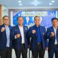 Ketua DPW Partai NasDem NTB, H. Mori Hanafi, Bersama Pengurus DPD dan DPW Partai NasDem di Kabupaten Bima Dalam Pelantikan di Hotel Mutmainnah, Kota Bima, Senin (19/10/2026).