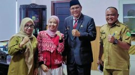 Bupati Sumbawa Ir. H. Syarafuddin Jarot, MP, Menerima Kunjungan Ananda Devira yang Terpilih Mewakili NTB Dalam Wirasena Youth Camp Tingkat Nasional di Jakarta.