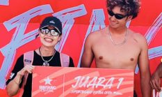 Bronson Meydi Kembali Raih Emas di Liga Surfing Indonesia, Ketua PSOI NTB: Luar Biasa!