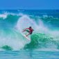 Atlet PSOI NTB Beraksi Menaklukkan Ombak Saat Mengikuti Rangkaian Kompetisi Selancar Ombak di Bali. Atlet NTB, Bronson Meydi, Menorehkan Prestasi Dengan Meraih Dua Medali Emas di Kejurnas Surfing Indonesia dan Liga Surfing Indonesia 2026.