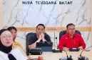 BRIDA NTB Bersama Bapperida dan TP-PKK Kabupaten Sumbawa Membahas Pengembangan Inovasi Berbasis Potensi Lokal, Termasuk Pemanfaatan Limbah Jagung dan Pewarna Alami Untuk Produk Kerajinan, dikantor BRIDA NTB di Kabupaten Lombok Barat.