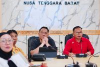 BRIDA NTB Bersama Bapperida dan TP-PKK Kabupaten Sumbawa Membahas Pengembangan Inovasi Berbasis Potensi Lokal, Termasuk Pemanfaatan Limbah Jagung dan Pewarna Alami Untuk Produk Kerajinan, dikantor BRIDA NTB di Kabupaten Lombok Barat.