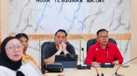 BRIDA NTB Bersama Bapperida dan TP-PKK Kabupaten Sumbawa Membahas Pengembangan Inovasi Berbasis Potensi Lokal, Termasuk Pemanfaatan Limbah Jagung dan Pewarna Alami Untuk Produk Kerajinan, dikantor BRIDA NTB di Kabupaten Lombok Barat.
