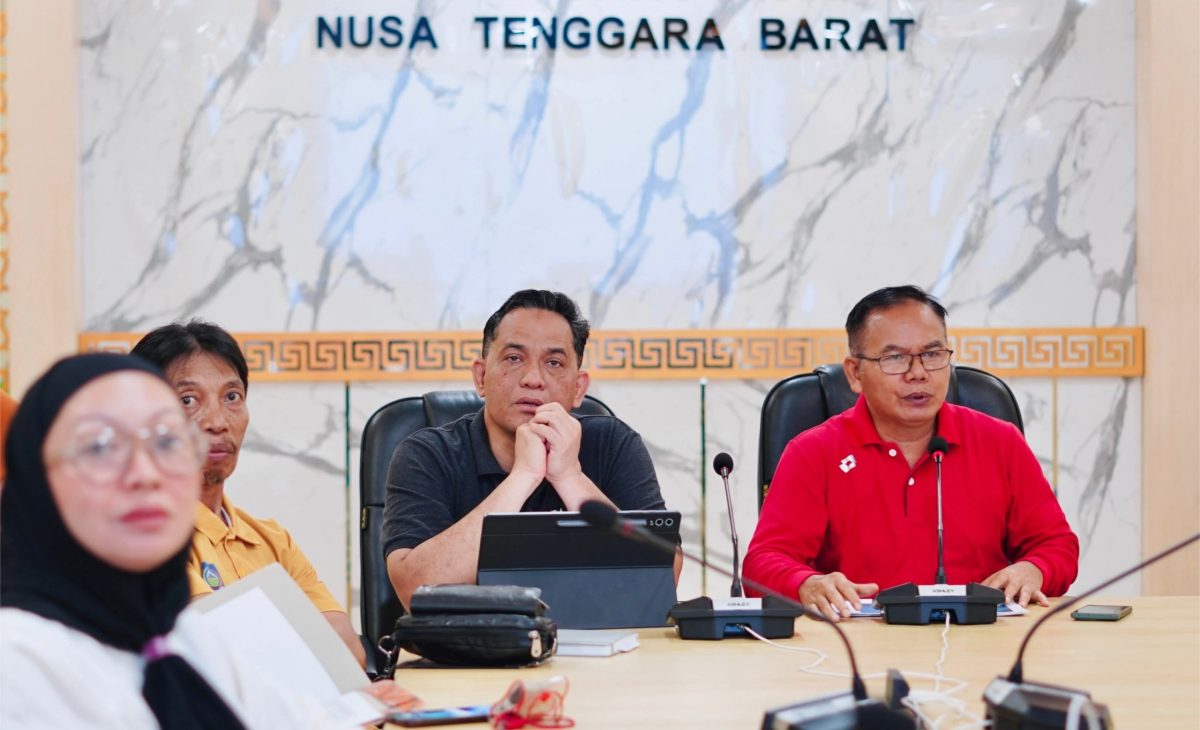 BRIDA NTB Bersama Bapperida dan TP-PKK Kabupaten Sumbawa Membahas Pengembangan Inovasi Berbasis Potensi Lokal, Termasuk Pemanfaatan Limbah Jagung dan Pewarna Alami Untuk Produk Kerajinan, dikantor BRIDA NTB di Kabupaten Lombok Barat.