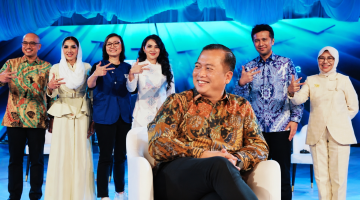 Gubernur NTB Lalu Muhamad Iqbal Saat Menyampaikan Pandangan Tentang Ekonomi Kreatif dan Kesejahteraan Masyarakat Dalam WCCE 2026 di Jakarta.