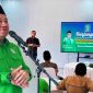 Terlihat Ketua Bawaslu NTB Bersama Ketua DPW PKB NTB, Lalu Hadrian Irfani, Dan Jajaran Pengurus Saat Agenda Konsolidasi Demokrasi di kantor baru DPW PKB NTB, Jalan Merdeka, Pagesangan, Mataram.