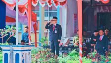 Sekda NTB Abul Chair Saat Memimpin Upacara Peringatan Hari Sumpah Pemuda ke-98 di Mataram, Rabu (28/10/2026).
