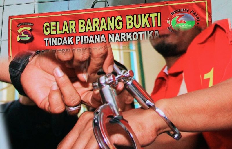 Polisi Mengungkap Tiga Kasus Dugaan Peredaran Narkotika Jenis Sabu di Tiga Lokasi Berbeda di Kabupaten Dompu Dengan Total Barang Bukti 18,39 gram.