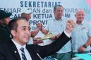Mori Hanafi Resmi Mendaftarkan Diri Sebagai Calon Ketua KONI NTB periode 2026-2030, Kamis (8/10/2026).