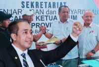 Mori Hanafi Resmi Mendaftarkan Diri Sebagai Calon Ketua KONI NTB periode 2026-2030, Kamis (8/10/2026).