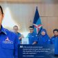 Mantan Kapolda NTB Irjen Pol (Purn) Hadi Gunawan Saat Menyerahkan Berkas Pendaftaran Calon Ketua DPD Partai Demokrat NTB Beserta 11 Surat Dukungan Untuk Diverifikasi Panitia.