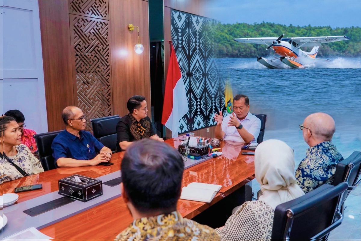 Gubernur NTB Lalu Muhamad Iqbal Bersama Jajaran Terkait Membahas Rencana Pengembangan Seaplane Aman Air, Marina, dan Wisata Bahari Untuk Memperkuat Konektivitas Serta Investasi Pariwisata NTB.